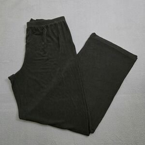 Chico's Travelers  Women 2/L Black High Rise Elastic Waist Pull On Slinky Pants